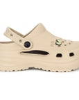 Side view highlighting cushioned sole and soft structure