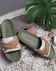 Chupps Vertex Olive Sliders