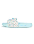 Grace White Blue Sliders