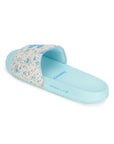 Grace White Blue Sliders