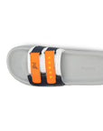 Chupps x Mumbai Indians Glory Orange White Sliders