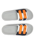 Chupps x Mumbai Indians Glory Orange White Sliders