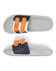Chupps x Mumbai Indians Glory Orange White Sliders