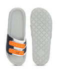 Chupps x Mumbai Indians Glory Orange White Sliders