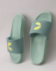 Serra Pista Green Sliders - Women