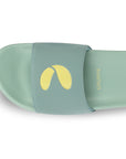 Serra Pista Green Sliders - Women
