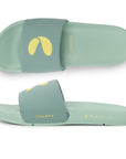 Serra Pista Green Sliders - Women