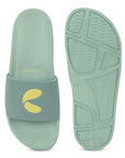 Serra Pista Green Sliders - Women