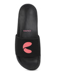 Serra Black Sliders - Women