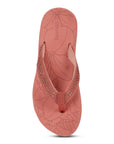 Heel cup and neoprene toe post for extended wear