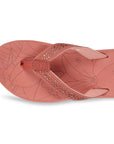 Heel cup and neoprene toe post for extended wear
