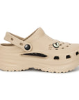 The neutral color and minimalist design offer a versatile, unisex appeal
