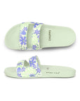 Top and side view of stylish and comfortable casual statement slider