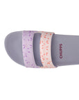 Nubi Purple Grey Sliders-Women