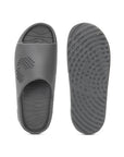 Close-up of men’s foot resting in the deep footbed for everyday comfort.