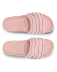 CHUPPS Rose Pink slider top view with petal-inspired upper design