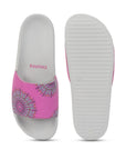 Chupps X Gujarat Titans Arka Pink Sliders -Women