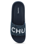 Flame Navy Sliders