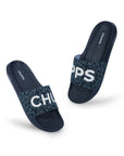 Flame Navy Sliders