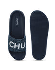 Flame Navy Sliders