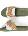 Chupps Vertex Olive Sliders