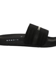 Stitch Black Sliders -Women