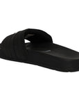 Stitch Black Sliders -Women