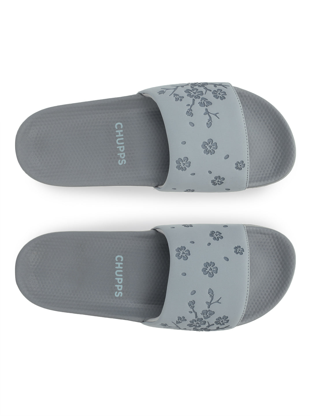 Minimal Sakura inspired grey sliders - comfy, breathable, travel-ready.