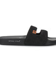Chupps Zella Black Denim Sliders - Women