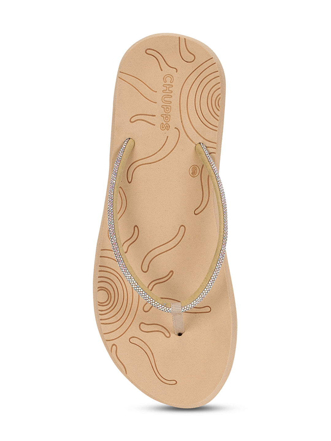 Solis Beige V-Straps