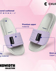 Quilt Bloom Purple Sliders -Women