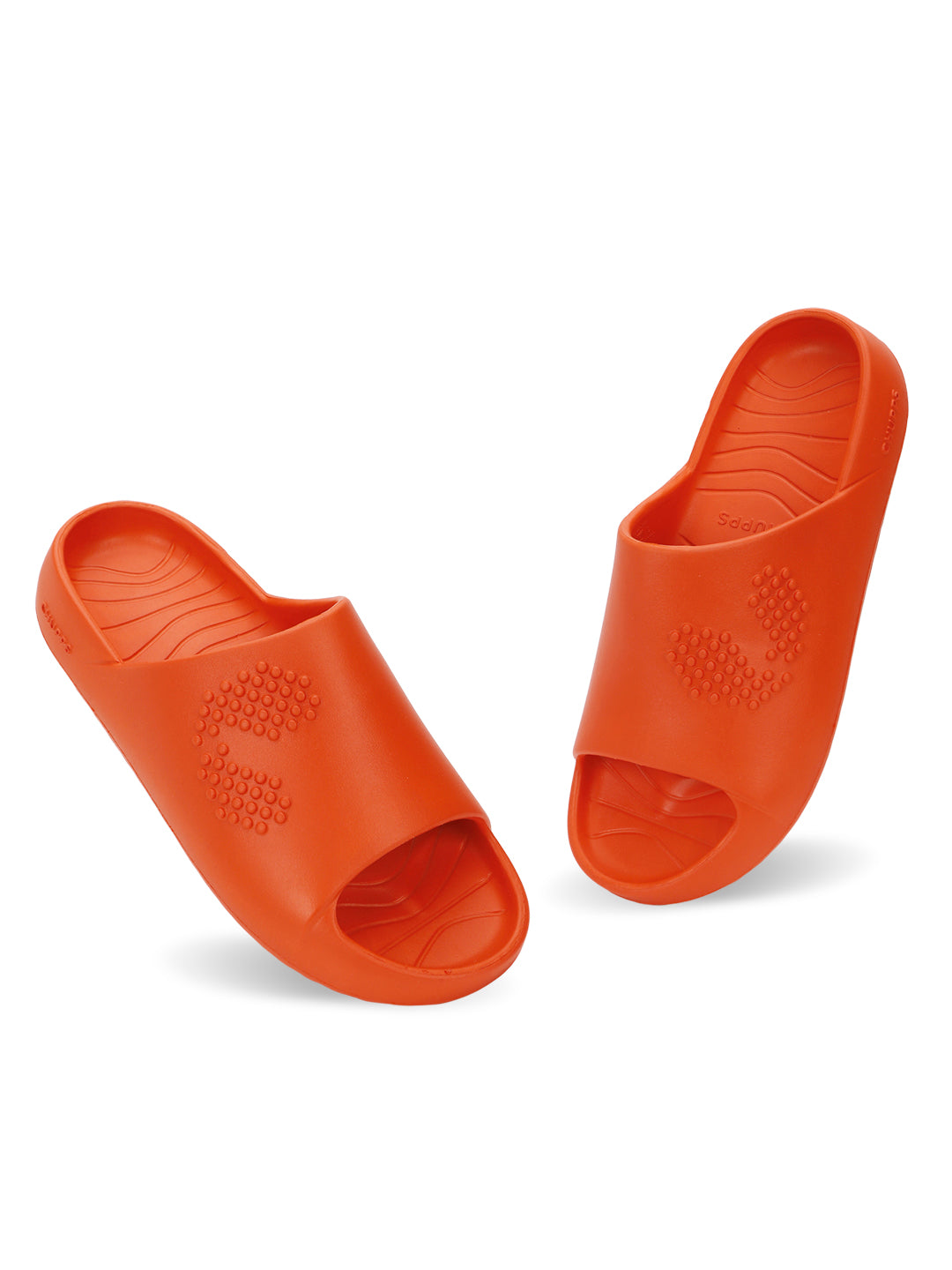 Pair of orange Chupster on a white background