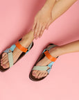 Stryx Red wood Sandals - Women