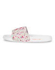 Grace White Pink Sliders