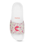 Grace White Pink Sliders