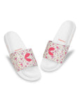 Grace White Pink Sliders