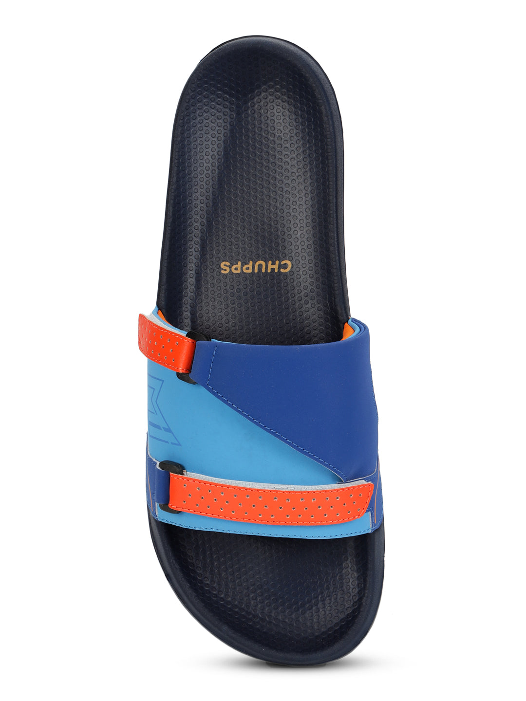 Chupps X Mumbai Indians Ace Orange Navy Sliders