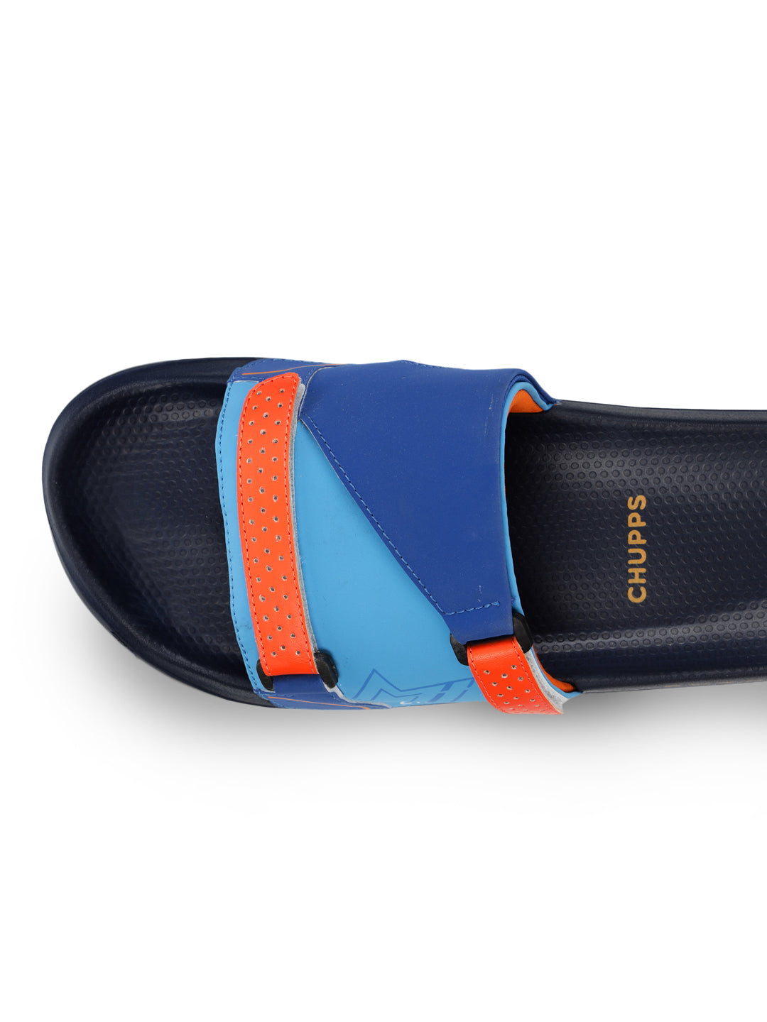 Chupps X Mumbai Indians Ace Orange Navy Sliders