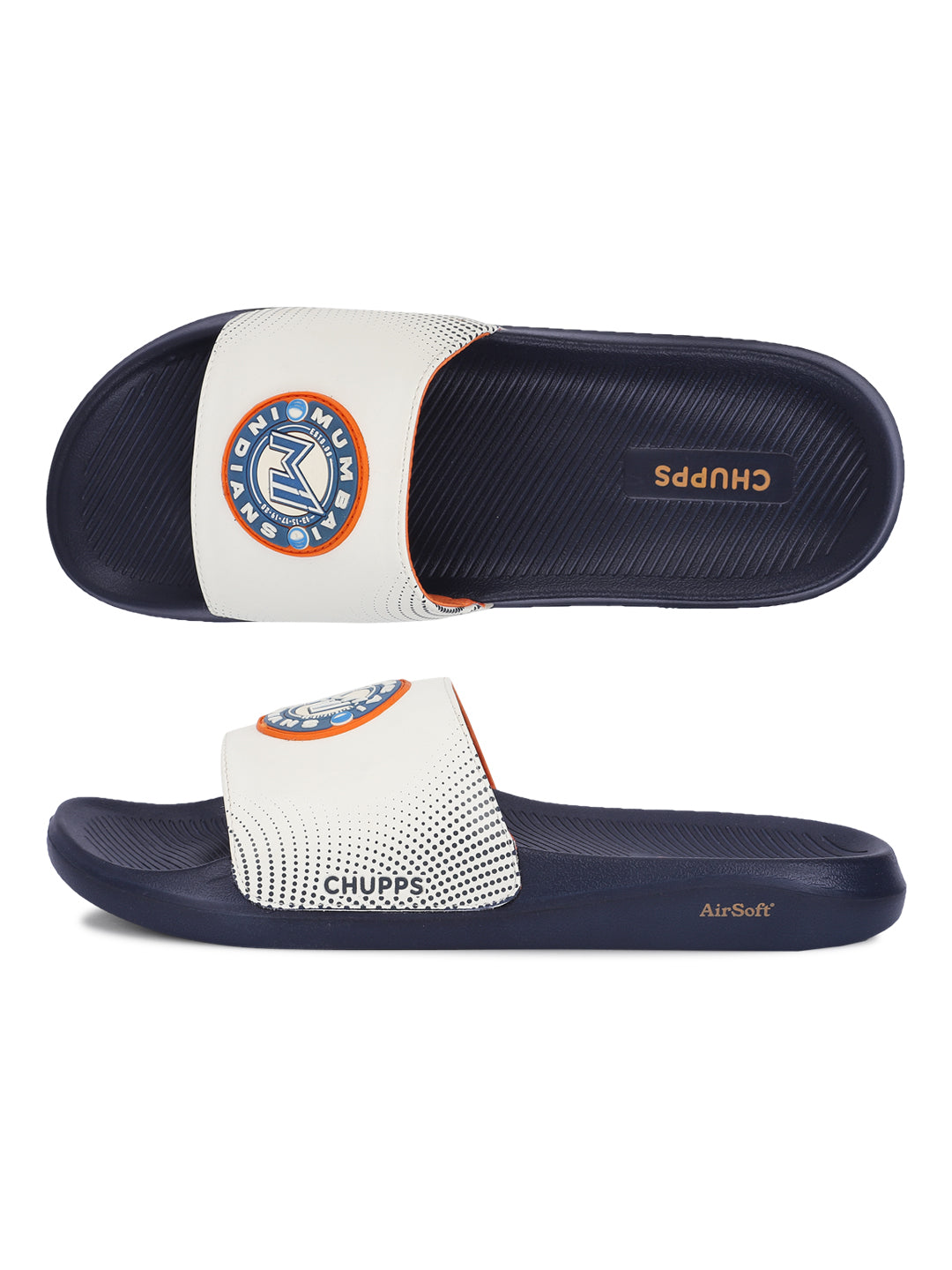 Chupps X Mumbai Indians True White Sliders