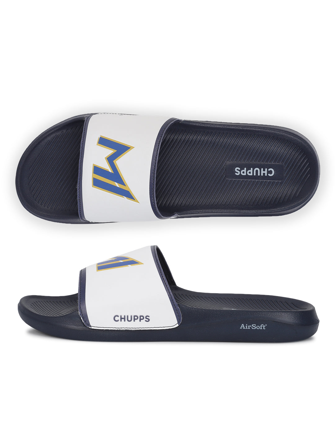 Chupps X Mumbai Indians Glider White Sliders