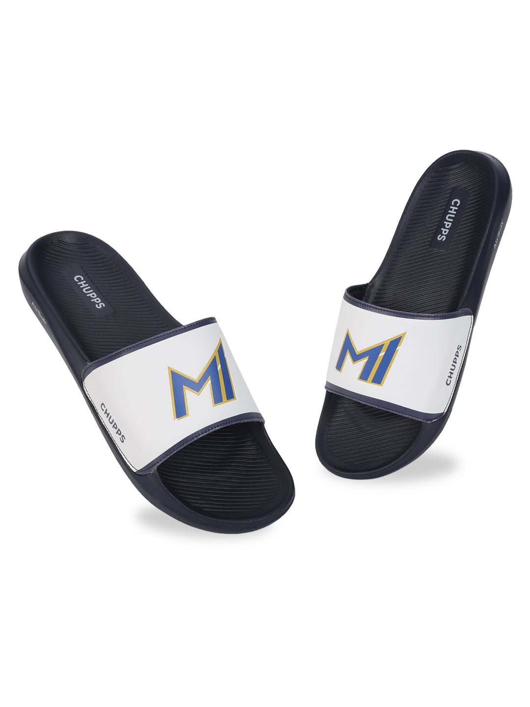 Chupps X Mumbai Indians Glider White Sliders