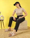 Loop Beige Sliders -Women