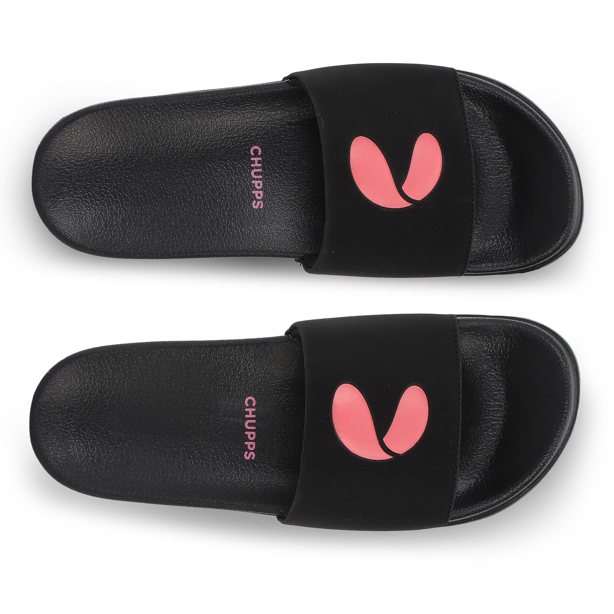Serra Black Sliders - Women