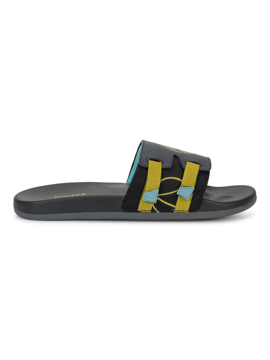 Side view of sporty dual-density sole design