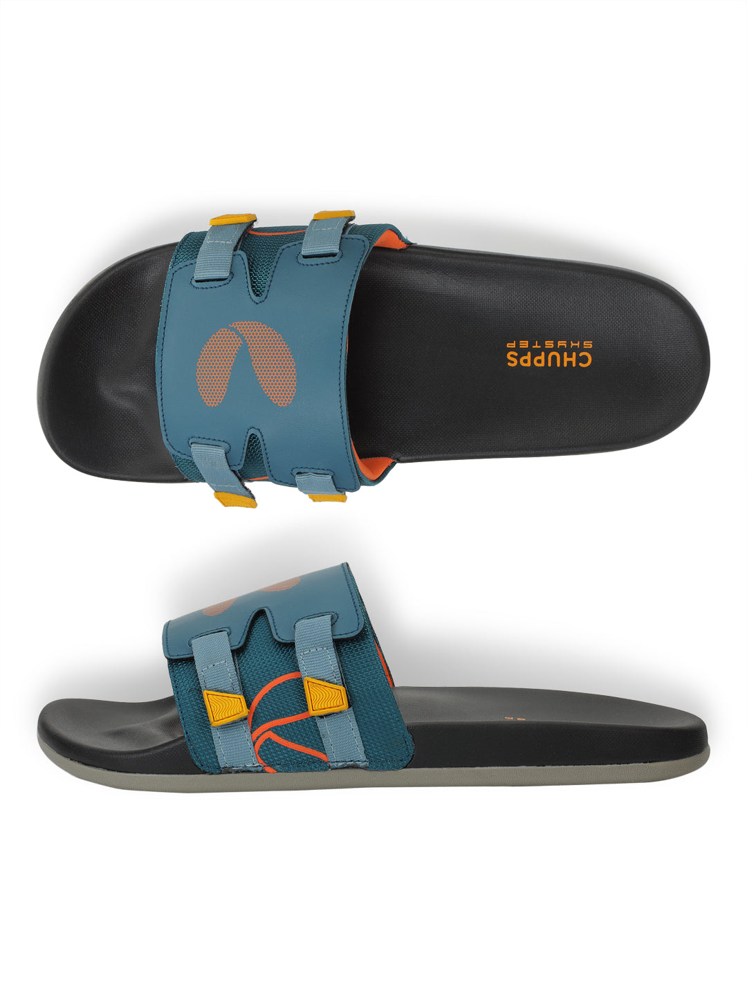 Sporty outsole design with double-density layers