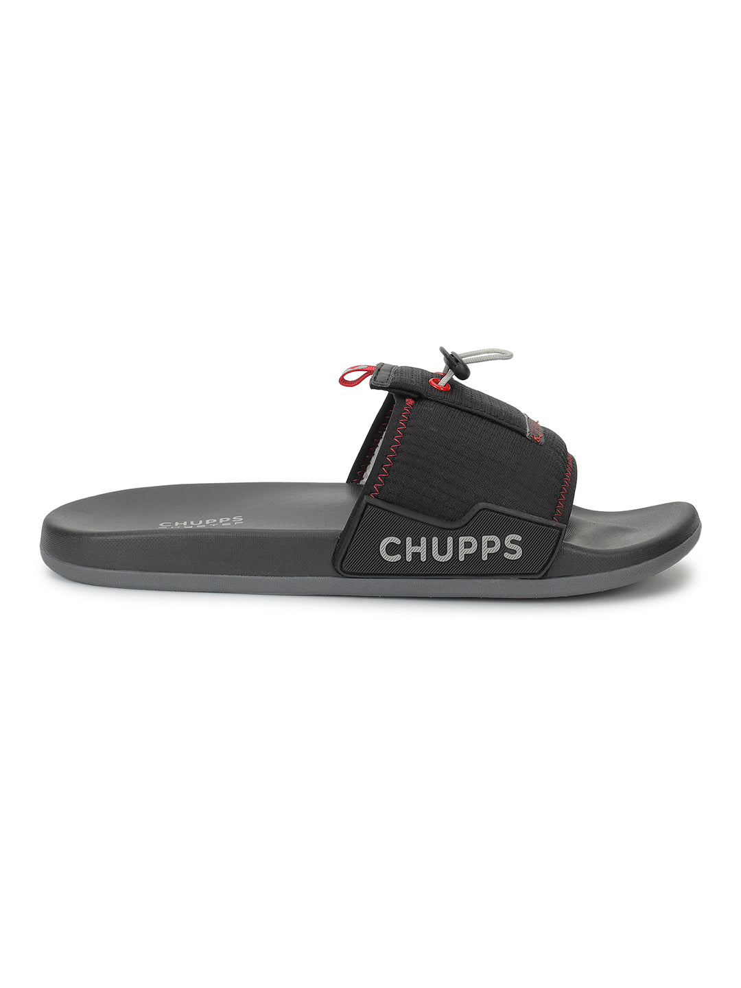 Double-density cushioned sole side view