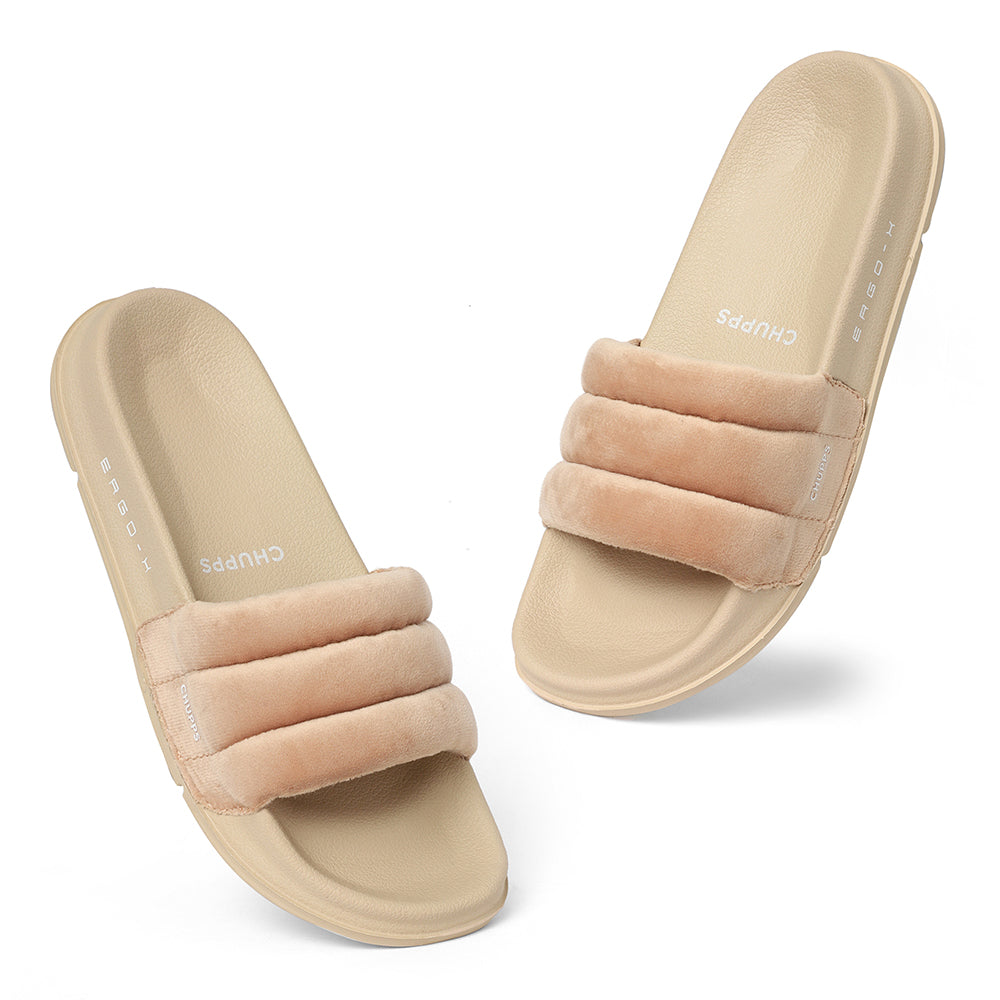 Cloud Cozy Beige Sliders
