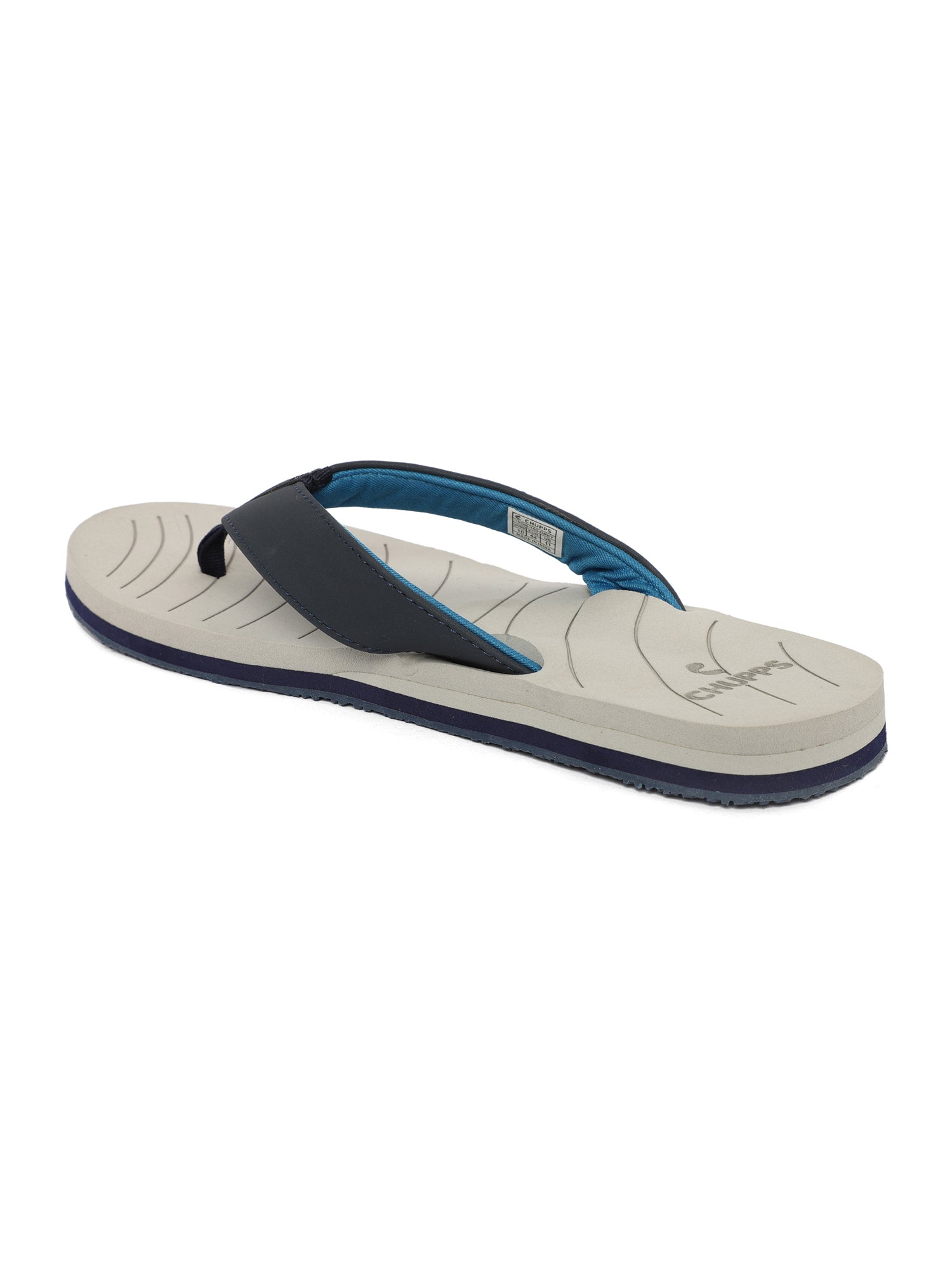 X-Flex Grey &amp; Blue V-Strap
