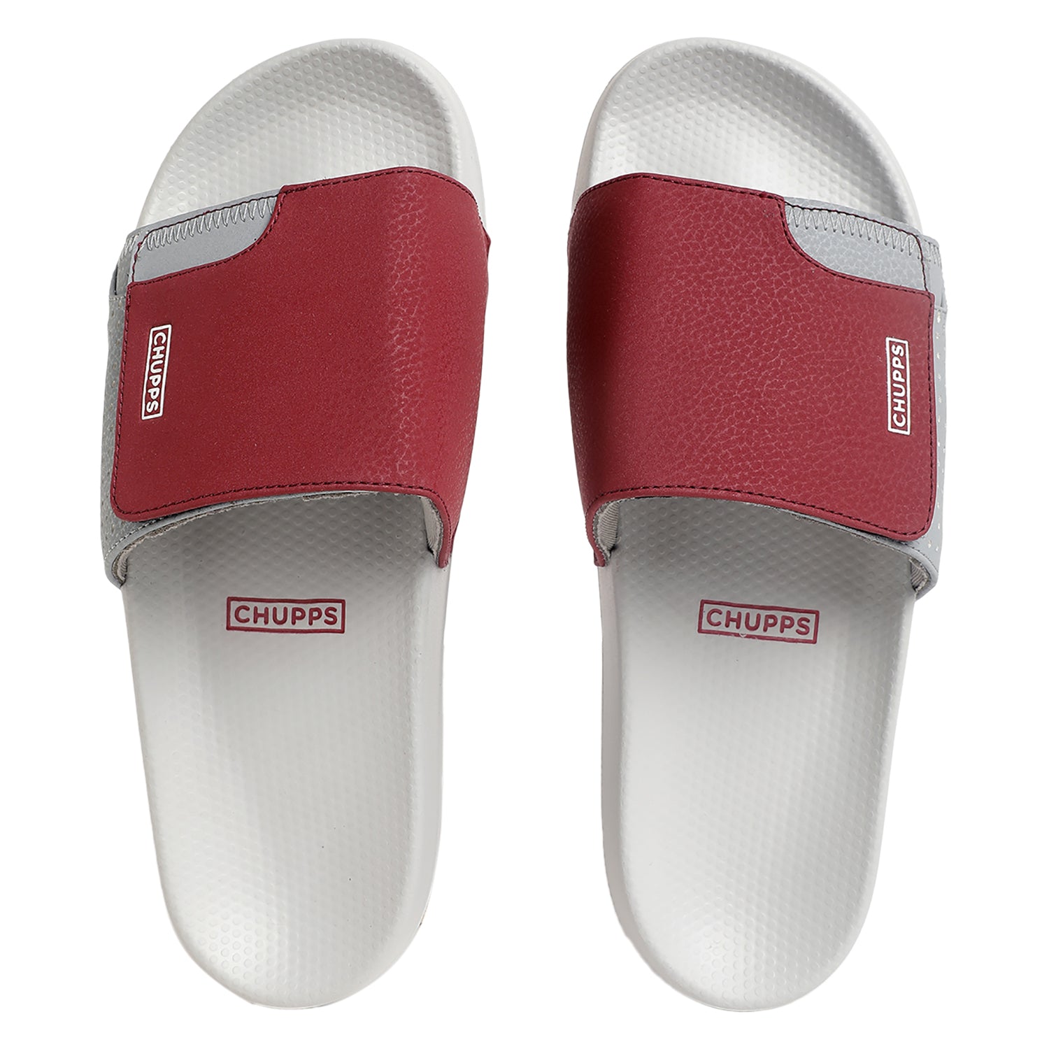 Solid Hues Grey &amp; Maroon Sliders