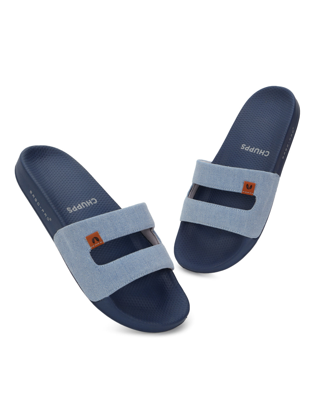 dynamic view of soft footbed with visible arch support and cushioned heel.